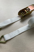 NEW CASE (25) 1" 15 FT RATCHET CARGO STRAP - with | Sold by Uncle Wiener's Wholesale