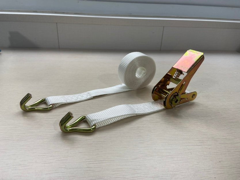 NEW CASE (25) 1" 15 FT RATCHET CARGO STRAP - with | Sold by Uncle Wiener's Wholesale