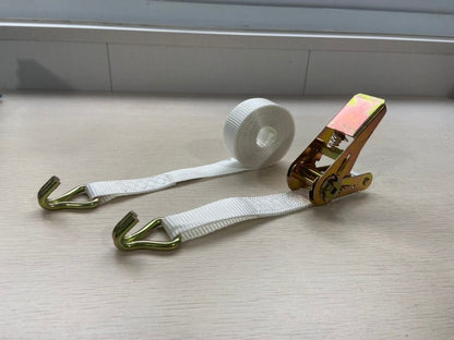 NEW CASE (25) 1" 15 FT RATCHET CARGO STRAP - with | Sold by Uncle Wiener's Wholesale