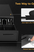 New Cash Register Safe Drawer with Key Lock ��� Secure Steel Till for Retail & POS Use | 2504091 - with | Sold by Uncle Wiener's Who
