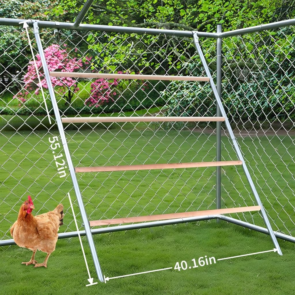 New Chicken Coop Perch Roosting Ladder – Durable Wooden Ladder for Poultry & Backyard Birds S1226 - with | Sold by Uncle Wiener's Wholesale