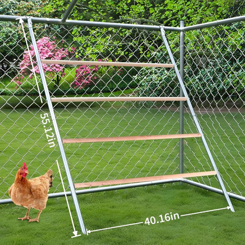 New Chicken Coop Perch Roosting Ladder – Durable Wooden Ladder for Poultry & Backyard Birds S1226 - with | Sold by Uncle Wiener's Wholesale