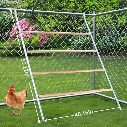 New Chicken Coop Perch Roosting Ladder – Durable Wooden Ladder for Poultry & Backyard Birds S1226 - with | Sold by Uncle Wiener's Wholesale