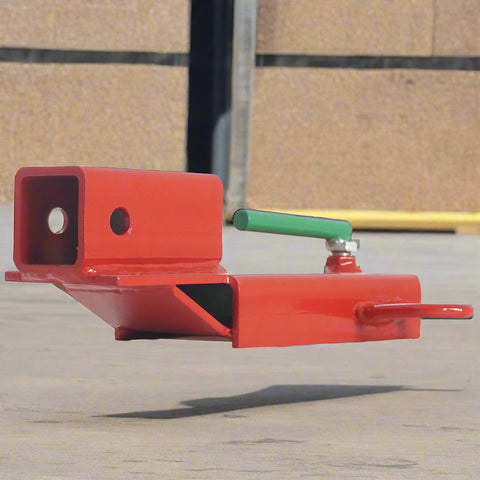Clamp-on forklift trailer hitch adapter with 2-inch receiver – 3,000 lb capacity – Model 194117