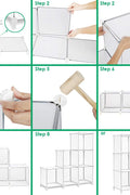 New Clear Plastic Cube Storage Organizer – 6 & 16 Cube Options for Shoes & More | SKU: 6 Cube (592046), 16 Cube (592022) - with | Sold by Uncle Wiener's Wholesale