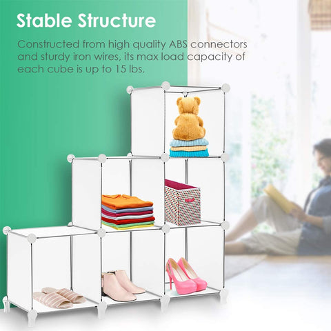 New Clear Plastic Cube Storage Organizer – 6 & 16 Cube Options for Shoes & More | SKU: 6 Cube (592046), 16 Cube (592022) - with | Sold by Uncle Wiener's Wholesale