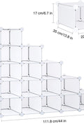 New Clear Plastic Cube Storage Organizer – 6 & 16 Cube Options for Shoes & More | SKU: 6 Cube (592046), 16 Cube (592022) - with | Sold by Uncle Wiener's Wholesale