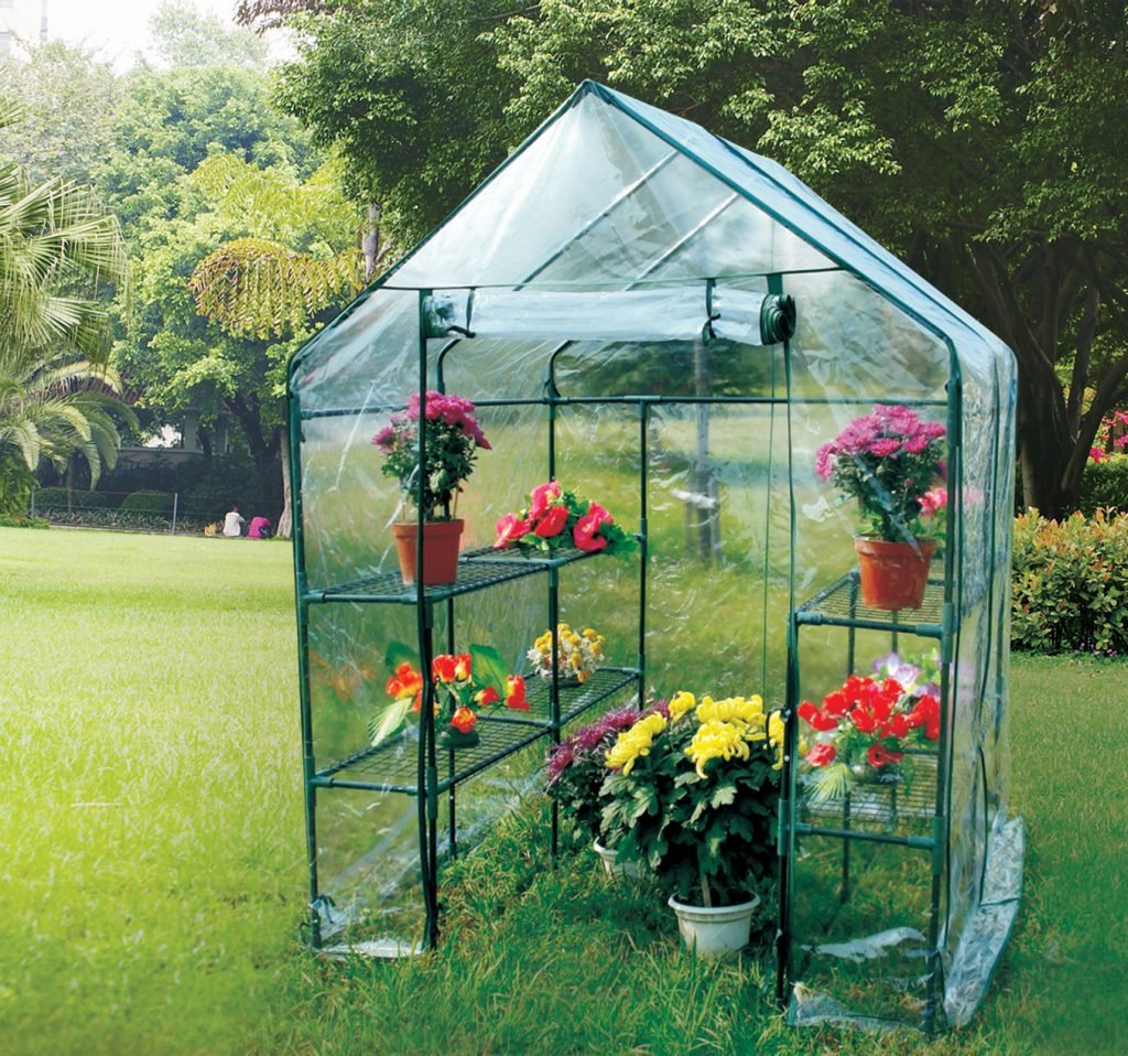 New Clear Walk - In Greenhouse Garden – Durable, Spacious & Easy to Use AMGH221 - with | Sold by Uncle Wiener's Wholesale