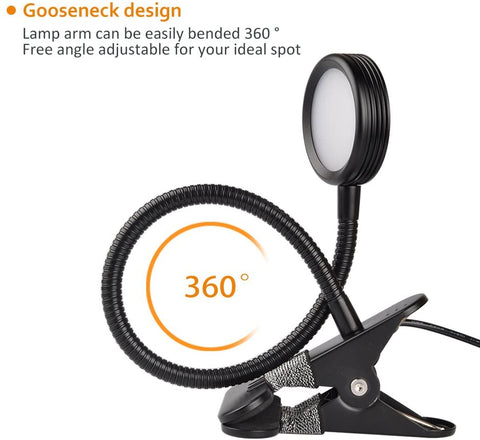 New Clip - On Reading and Desk Light – Model 729CLDC - with | Sold by Uncle Wiener's Wholesale