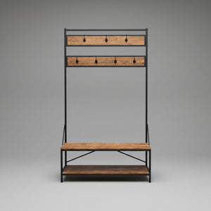 Robust Commercial Entryway Coat Rack & Gear Organizer