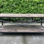 Entryway coat rack with shoe bench and storage shelf – rustic finish
5-tier freestanding organizer with hooks, bench, and metal frame