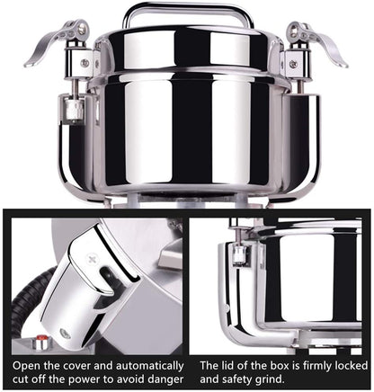 New Commercial Electric Grain Mill Grinder 300g Swing Type – Heavy Duty, Efficient Grinding HR06B - with | Sold by Uncle Wiener's Wholesale