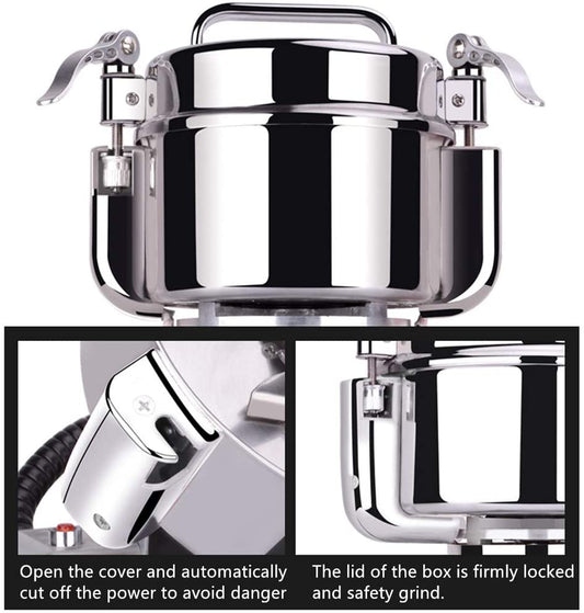 New Commercial Electric Grain Mill Grinder 300g Swing Type – Heavy Duty, Efficient Grinding HR06B - with | Sold by Uncle Wiener's Wholesale