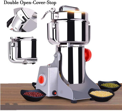 New Commercial Electric Grain Mill Grinder 300g Swing Type – Heavy Duty, Efficient Grinding HR06B - with | Sold by Uncle Wiener's Wholesale