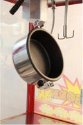 Red 8oz Commercial Popcorn Cart – Front Angle

Stainless Steel Kettle Inside Popcorn Cart – Close-Up

Popcorn Machine Glass Enclosure – Side View

Popcorn Maker with Storage Cart – Event Setup