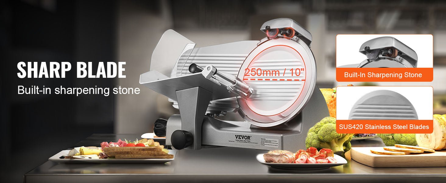 Durable SUS420 stainless steel blade for commercial deli slicer