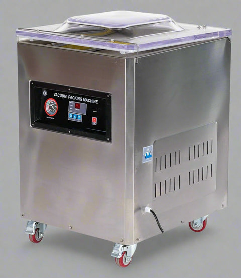 DZ400S Commercial Single Chamber Vacuum Packing Machine – Stainless Steel Automatic Food Sealer with Digital Controls