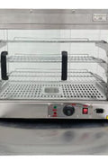 New Commercial Stainless Steel Food Warmer Display – Countertop Heated Showcase 921544 - with | Sold by Uncle Wiener's Wholesale