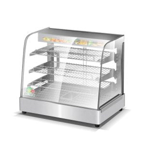 New Commercial Stainless Steel Food Warmer Display – Countertop Heated Showcase 921544 - with | Sold by Uncle Wiener's Wholesale