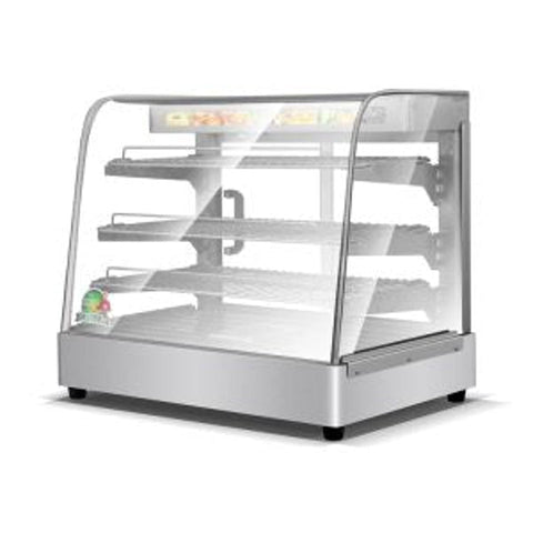 New Commercial Stainless Steel Food Warmer Display – Countertop Heated Showcase 921544 - with | Sold by Uncle Wiener's Wholesale