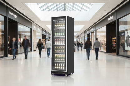 New Commercial Upright Display Cooler – Single to Four Door (14.13 to 56.50 cu ft) - with 14.13 cu f | Sold by Uncle Wiener's Wholesale