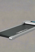 Compact treadmill side profile on white background

Folded treadmill vertical storage view

Slim treadmill for small spaces

LCD display on JC390 treadmill

Home use compact treadmill on floor