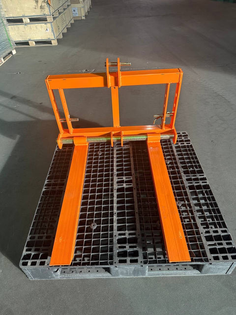 New Compact Tractor Pallet Fork Attachment – Cat 1 Fits 15–20HP Tractors 3 - Point Hitch Forks 3PLF700 - with | Sold by Uncle Wiener's Wholesale