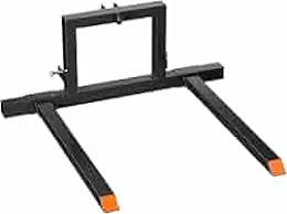 New Compact Tractor Pallet Fork Attachment – Cat 1 Fits 15–20HP Tractors 3 - Point Hitch Forks 3PLF700 - with | Sold by Uncle Wiener's Wholesale