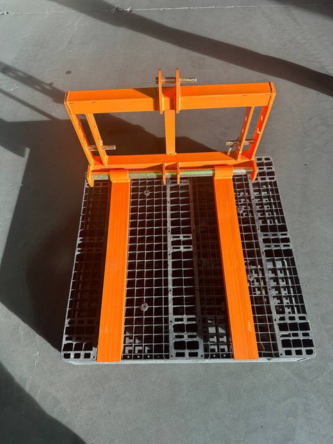 New Compact Tractor Pallet Fork Attachment – Cat 1 Fits 15–20HP Tractors 3 - Point Hitch Forks 3PLF700 - with | Sold by Uncle Wiener's Wholesale