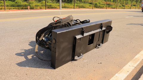 New Concrete Cold Planer Attachment for Skid Steer – 23.5" Width, 4.7" Depth | Heavy - Duty Floor Scabbler | SKU SU25504 - with | Sold by Uncle Wiener's Wholesale