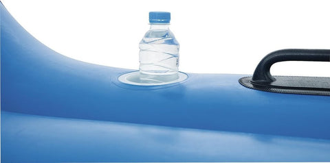 New Cooler Z Rock N Shade Island Inflatable Water Toy – Floating Lounge with Built - In Cooler & Canopy 43134 - with | Sold by Uncle Wiener's Wholesale