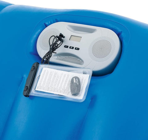 New Cooler Z Rock N Shade Island Inflatable Water Toy – Floating Lounge with Built - In Cooler & Canopy 43134 - with | Sold by Uncle Wiener's Wholesale