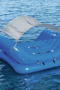 New Cooler Z Rock N Shade Island Inflatable Water Toy – Floating Lounge with Built - In Cooler & Canopy 43134 - with | Sold by Uncle Wiener's Wholesale
