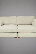 Oversized modular corduroy sofa with ottoman

Gray corduroy sectional sofa

Cream corduroy sofa with plush seating

Custom living room layout with ottoman

Deep seat cozy couch with corduroy fabric