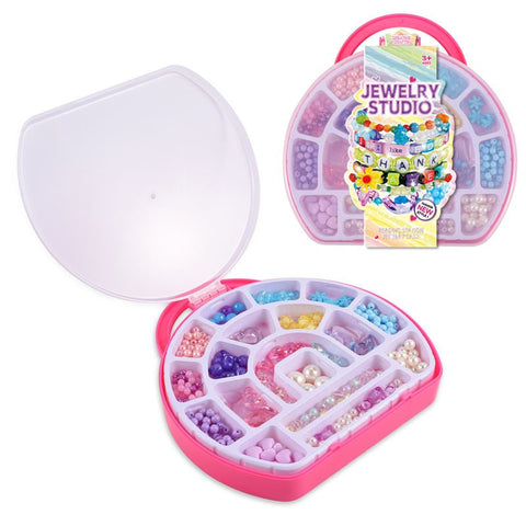 NEW Creative DIY Kids Bead Making Kit – Colorful Bracelet Beaded Craft Set PSZ4180A - with | Sold by Uncle Wiener's Wholesale