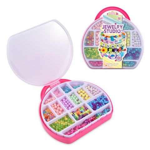 NEW Creative DIY Kids Bead Making Kit – Colorful Bracelet Beaded Craft Set PSZ4180A - with | Sold by Uncle Wiener's Wholesale