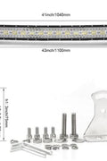 New Curved Triple Row LED Light Bar – IP68 Waterproof, 22" - 50" for Trucks, Jeeps, ATVs - LED Light Bars for Off - Road & Utility Vehicles with 800W 42 ” LED LIGHT BAR | Sold by Uncle Wiener's Wholesale