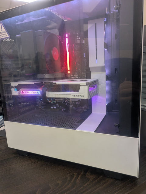 New Custom Gaming PC - Ryzen 5 9600X | RX 9060 XT | DDR5 | NVMe | WiFi | Windows 11 - with | Sold by Uncle Wiener's Wholesale