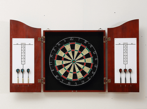 NEW DARTBOARD & CABINET SET DART TIP BOARD - with | Sold by Uncle Wiener's Wholesale