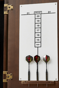 NEW DARTBOARD & CABINET SET DART TIP BOARD - with | Sold by Uncle Wiener's Wholesale