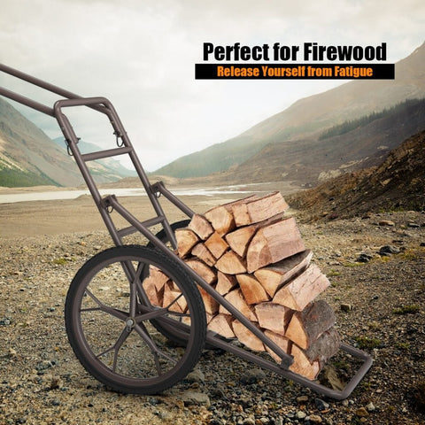 New Deer Cart Game Hauler & Firewood Carrier – Heavy Duty Outdoor Utility Cart 91620CT - with | Sold by Uncle Wiener's Wholesale