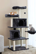 "Deluxe 60 in Multi-Level Cat Tree with Scratching Posts CT002DG"

"Gray Multi-Level Cat Tower with Hideaways and Scratching Posts"

"Durable Cat Playhouse with Soft Fabric and Sisal Posts"