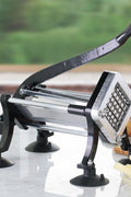Heavy-duty French fry cutter with reinforced suction base for secure mounting
Commercial-grade fry cutter setup for restaurant or food truck use