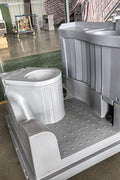 “Deluxe outdoor portable toilet with built-in sink”

“390L waste tank portable toilet for job sites and events”

“Portable flush toilet with handwashing station”

“Full-seat porta potty with sink and ventilation panel”