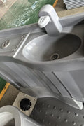 “Deluxe outdoor portable toilet with built-in sink”

“390L waste tank portable toilet for job sites and events”

“Portable flush toilet with handwashing station”

“Full-seat porta potty with sink and ventilation panel”