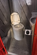 “Deluxe outdoor portable toilet with built-in sink”

“390L waste tank portable toilet for job sites and events”

“Portable flush toilet with handwashing station”

“Full-seat porta potty with sink and ventilation panel”