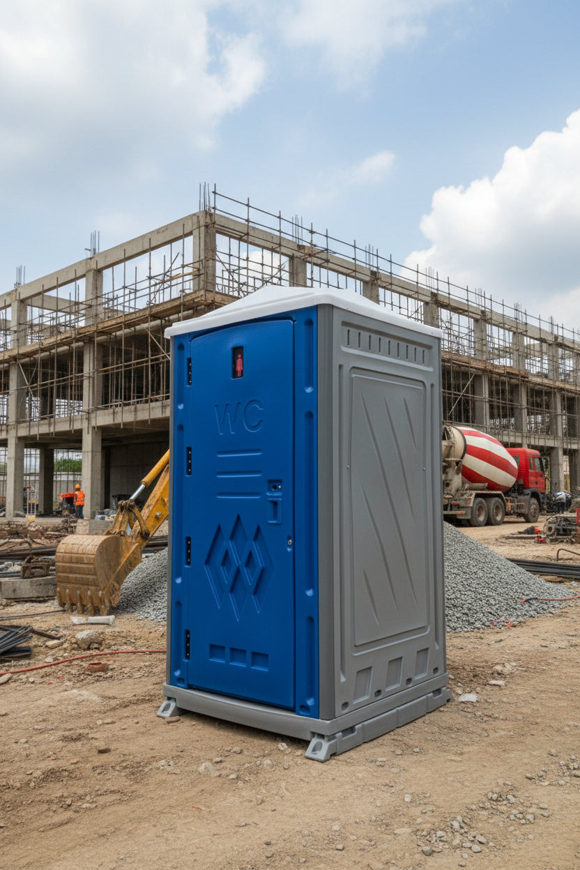 “Deluxe outdoor portable toilet with built-in sink”

“390L waste tank portable toilet for job sites and events”

“Portable flush toilet with handwashing station”

“Full-seat porta potty with sink and ventilation panel”