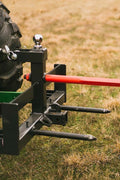 DELUXE SUITCASE WEIGHT 3 POINT TRACTOR HITCH 49 IN HAY BALE SPEARS - SKID STEER ATTACHMENT with | Sold by Uncle Wiener's Wholesale