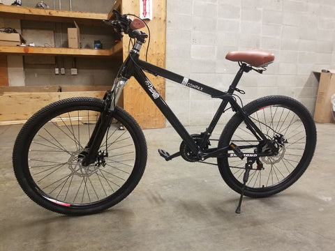 Deviant 26" Mountain Bike NS107 Front View

Deviant 26-Inch Men's Mountain Bike with Dual Disc Brakes

Heavy-Duty Steel Frame Mountain Bike for Adults

Deviant Mountain Bike 26" for Rugged Trails

Full Suspension 26 Inch Mountain Bike Side Profile