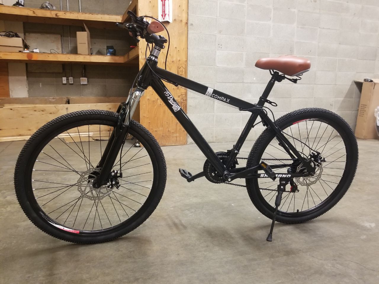 Deviant 26" Mountain Bike NS107 Front View

Deviant 26-Inch Men's Mountain Bike with Dual Disc Brakes

Heavy-Duty Steel Frame Mountain Bike for Adults

Deviant Mountain Bike 26" for Rugged Trails

Full Suspension 26 Inch Mountain Bike Side Profile